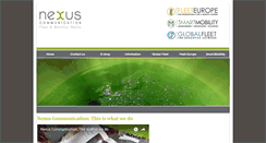 Desktop Screenshot of nexuscommunication.be